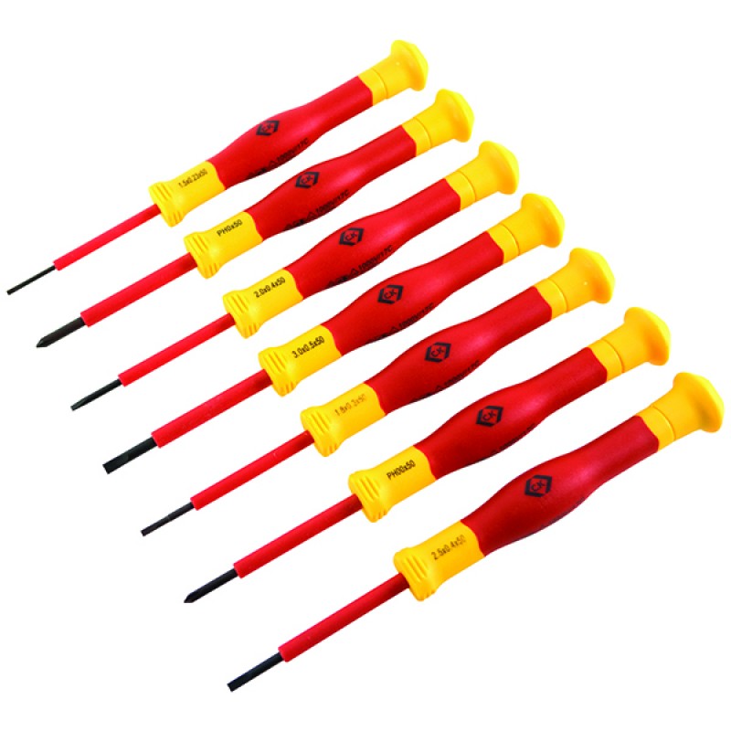 C.K  VDE Screwdriver Set of 7 SL/PH